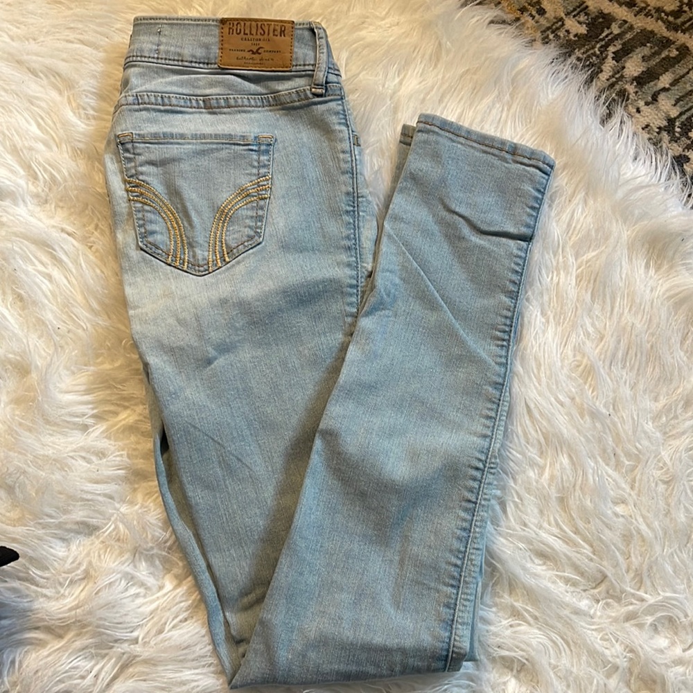 Hollister 1R Super Skinny Jeans Jeggings Light Wash